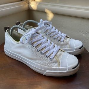 Converse Jack Purcell Low White Wax Canvas Size 8